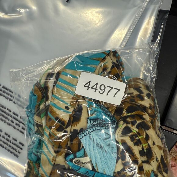 ACE Fashion Dress Women XL Brown Animal Print Maxi Long V-Neck Sleeveless Casual - Picture 6 of 6